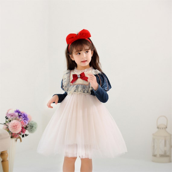 Girls Long Sleeve Princess Dress 
