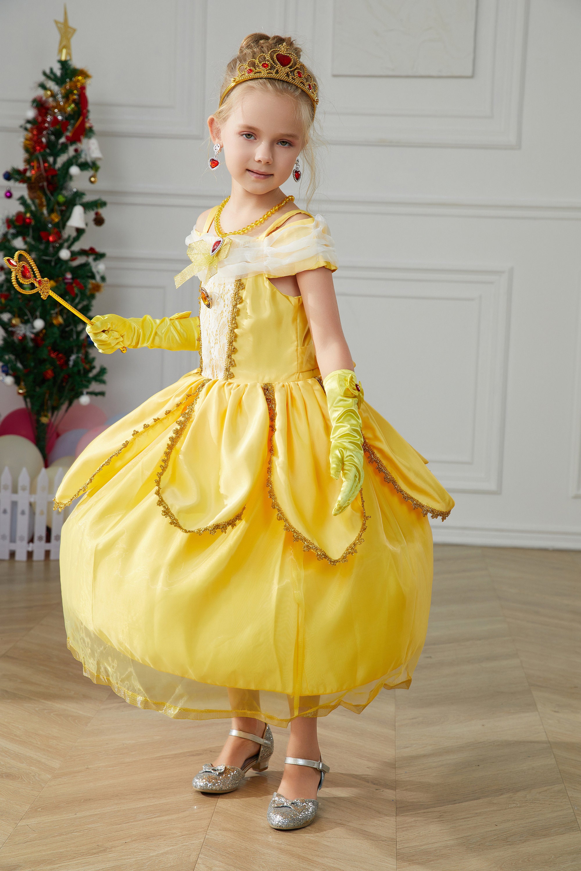 Belle™ Déguisement pour Fille - Robe de Princesse