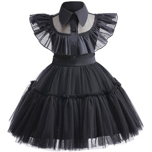 2023 Baby Girls Black Dress for Wednesday Elegant Party Dress - Etsy