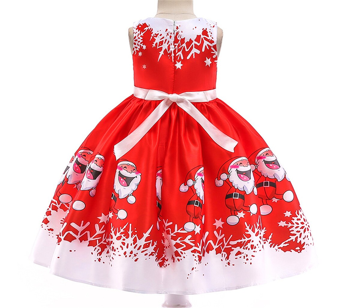 Girls Christmas Ugly Dress Christmas Party Dress Santa Dress Etsy Christmas Ugly Dress
