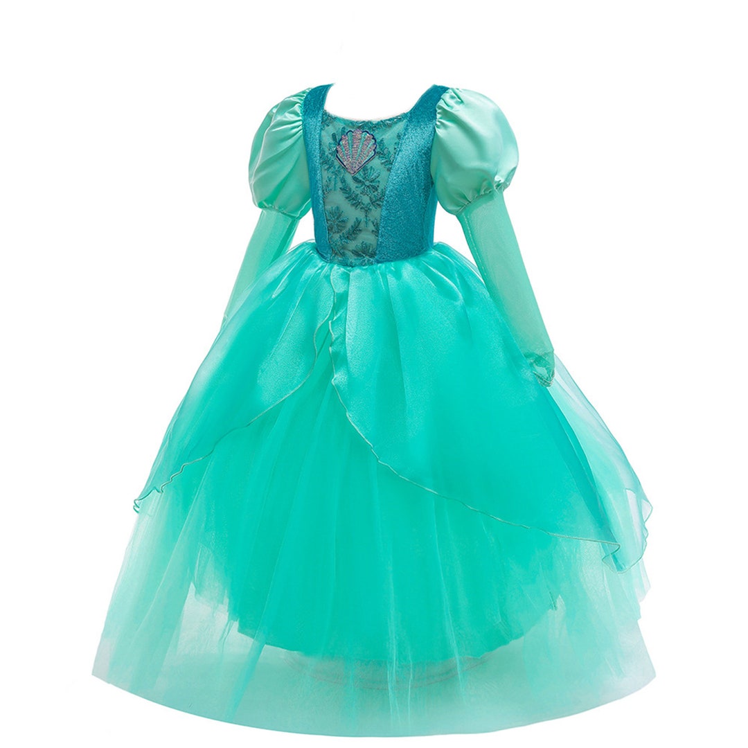 Girls Mermaid Princess Dress Mermaid Dress up Mermaid Party Dress Etsy