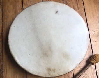 Custom 16&quot; Deer Drum ~ Medicine Drum ~ Red Cedar Frame ~ Shamanic Journey ~ Heart Beat of the Earth ~ Deer Spirit Medicine