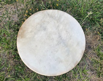 Custom 20&quot; Deer Drum ~ Large Medicine Drum ~ Red Cedar Frame ~ Shamanic Journey ~ Heart Beat of the Earth ~ Deer Spirit Medicine