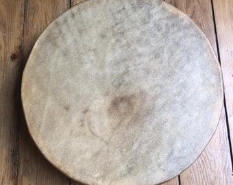 Custom 18&quot; Buffalo Drum ~ Medicine Drum ~ Red Cedar Frame ~ Shamanic Journey ~ Heart Beat of the Earth ~ Buffalo Bison Medicine