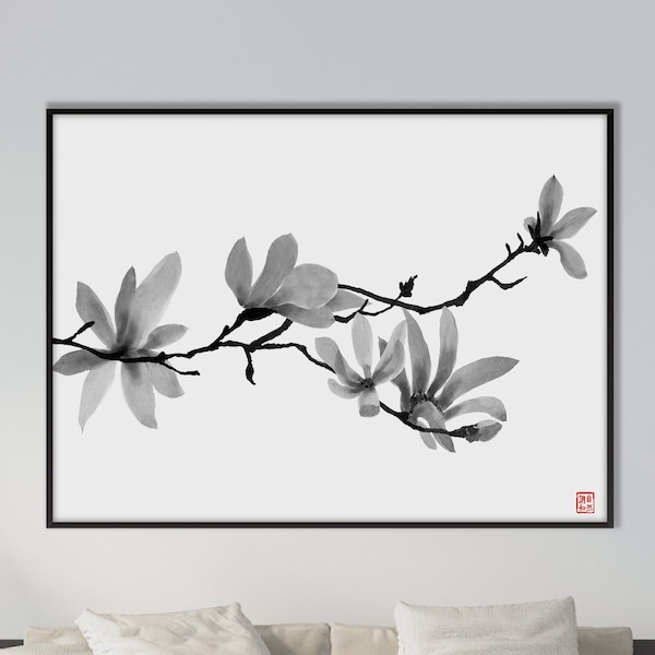 Japanese Minimal Art Etsy