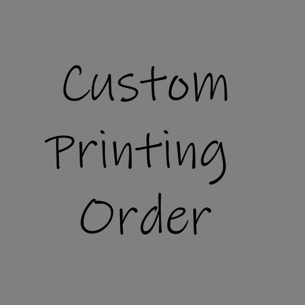 Printing Order