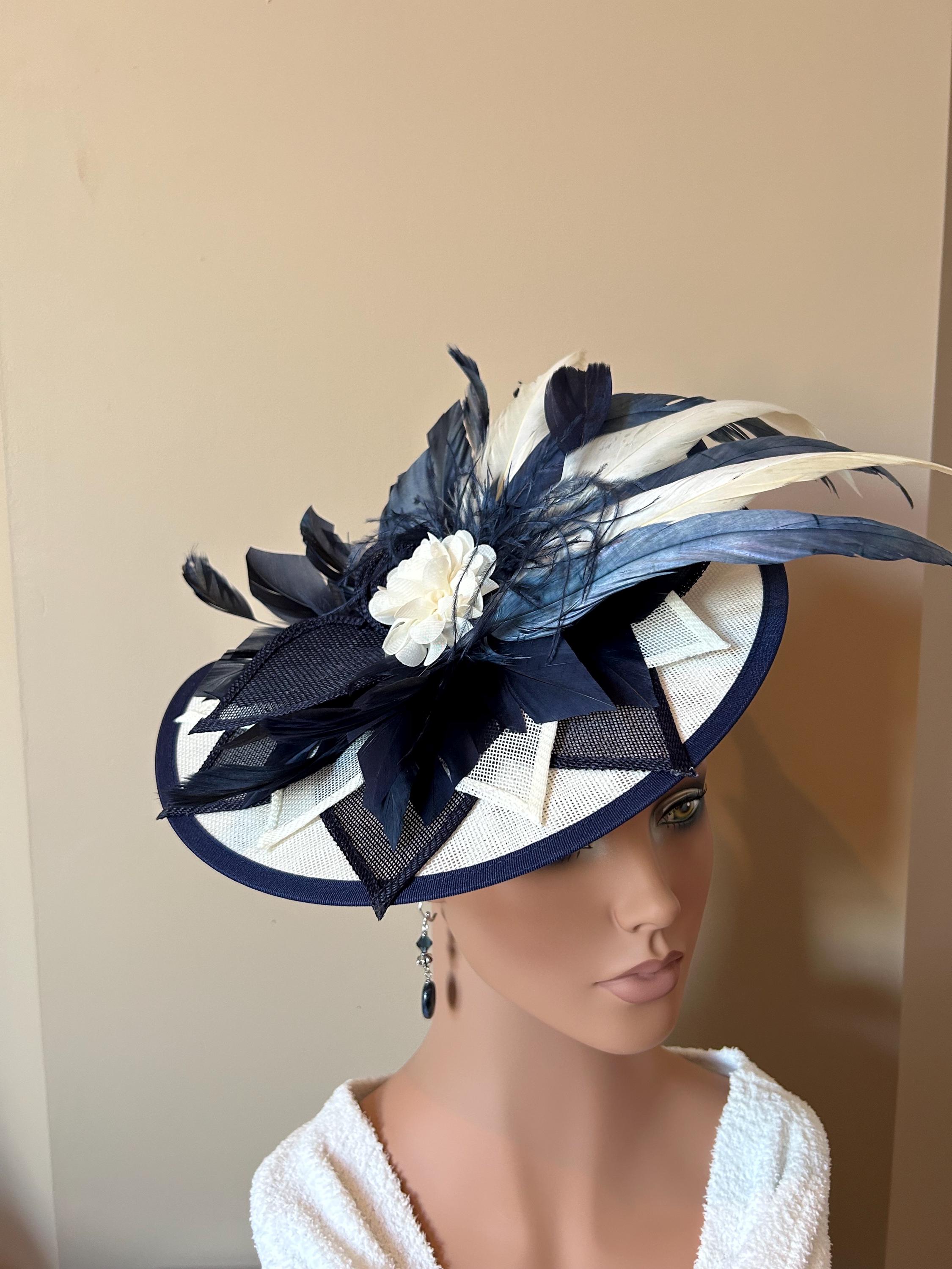 Navy Blue Formal Hat - Etsy