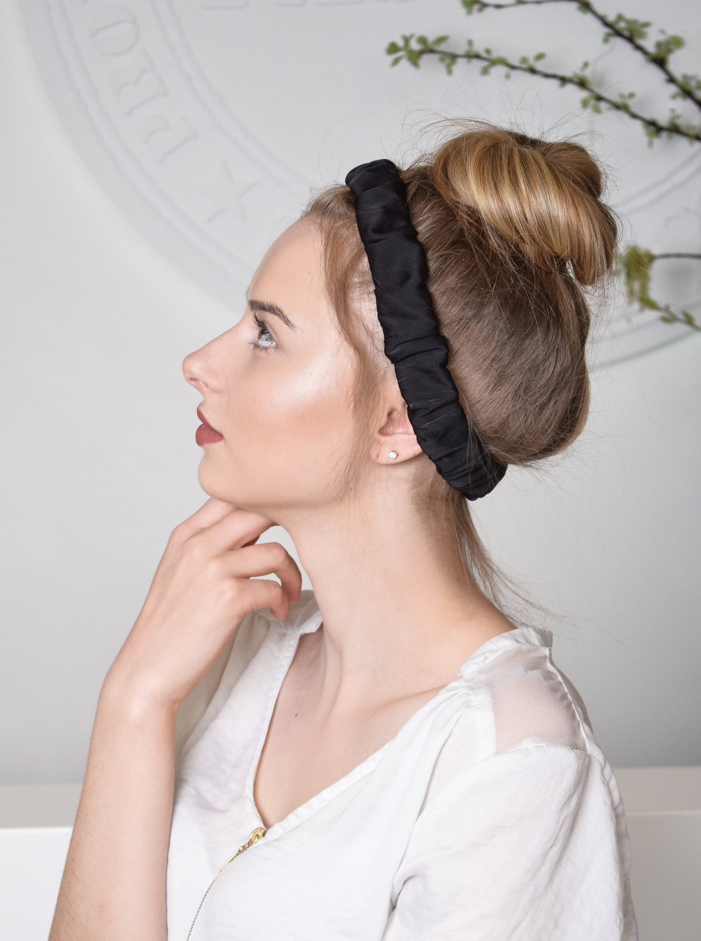 Silk headband best sale
