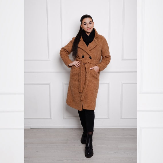 Oversized teddy best sale coat with hood