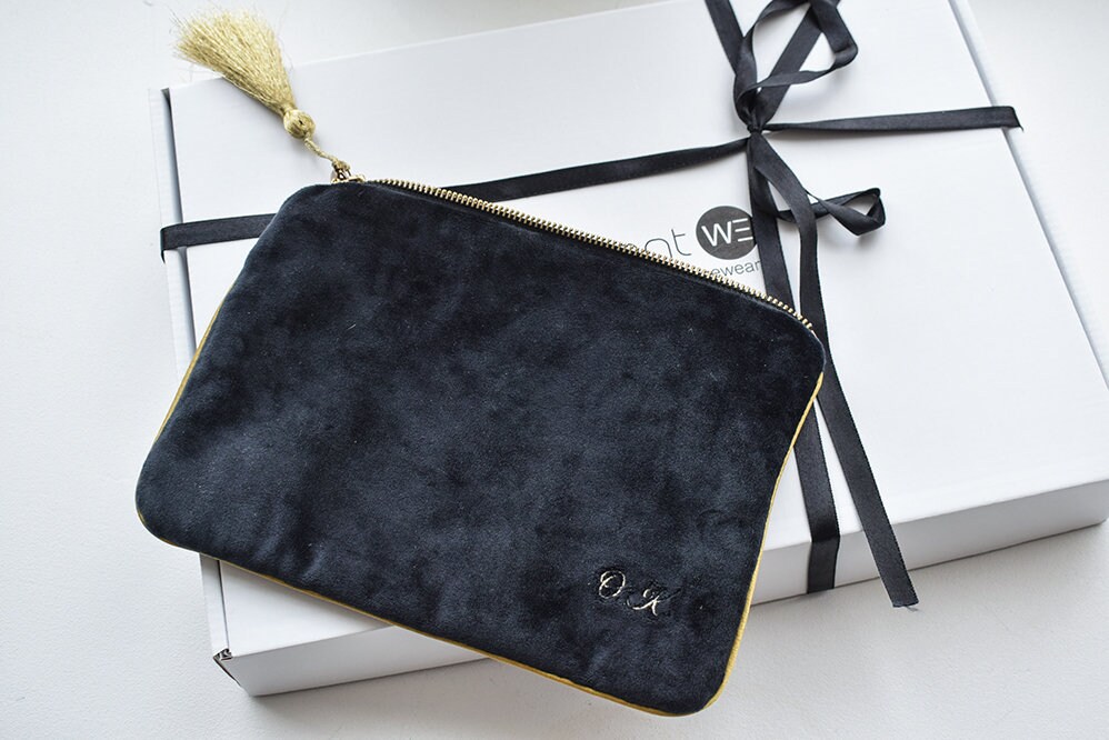 GOYA COSMETIC BAG 24CM BLACK CANVAS