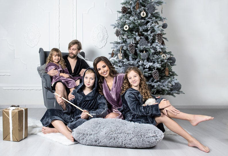 spa robe Luxury velour robes hooded bathrobes for women supersoft midi robe women Terry bathrobe
