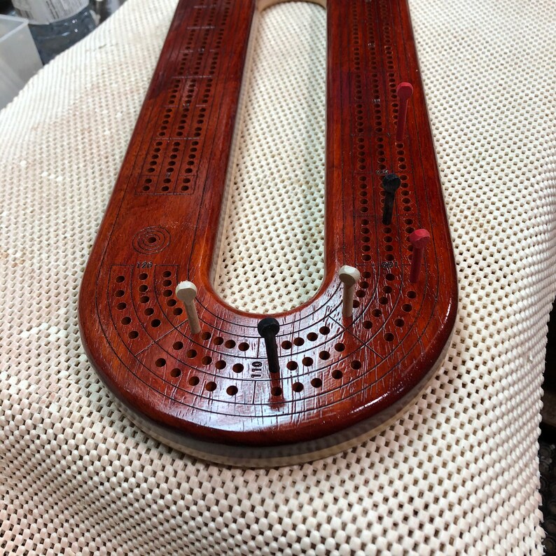 Padauk and Maple Giant Oval Crib Board