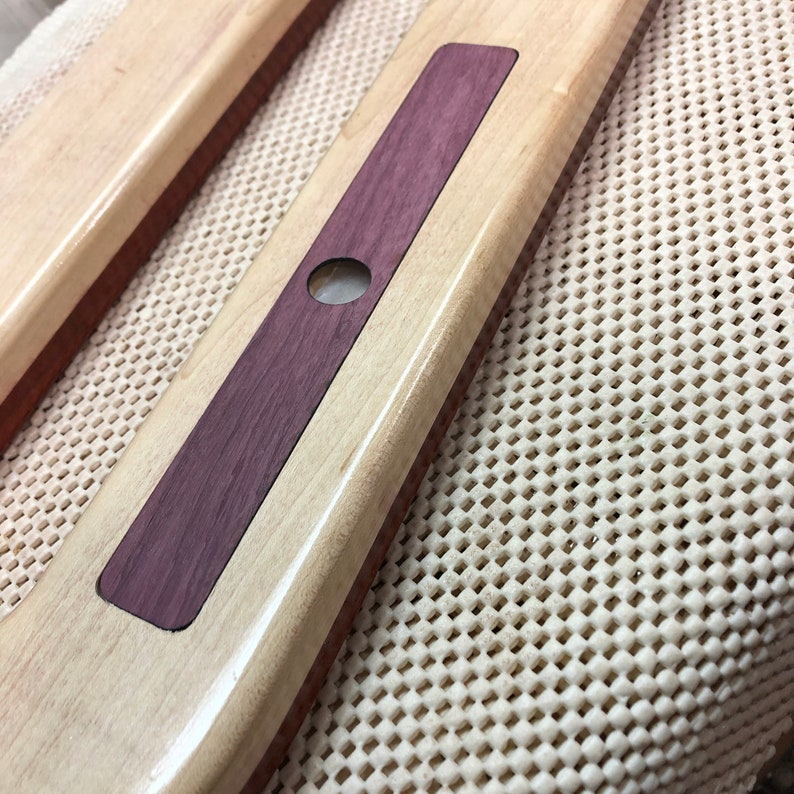 Padauk and Maple Giant Oval Crib Board