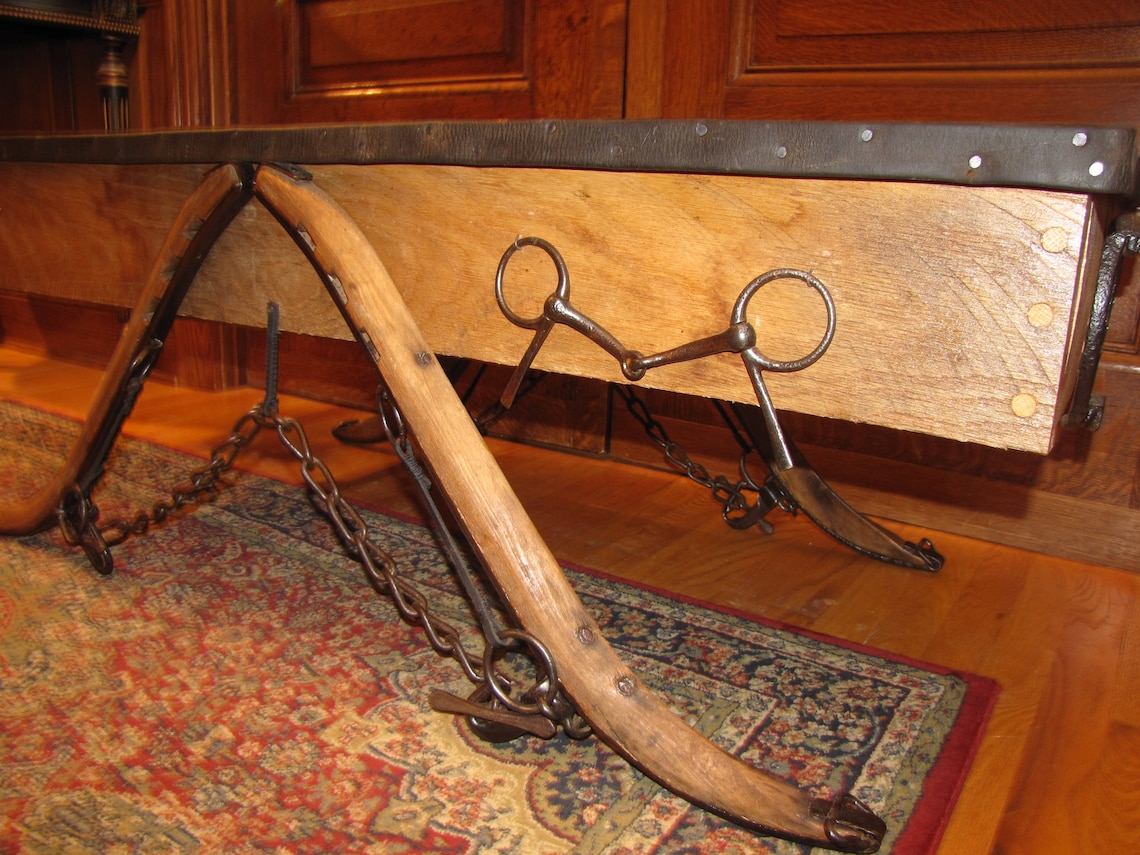 Antique Draft Horse Hames Table - Etsy