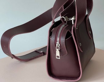 Mini Crossbody Bag, Women's Designer Leather Handbag, Stylish Shoulder Bag, Ladies' Purse, Small Women's Bag, Designer Mini Stylish Handbag