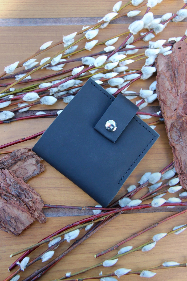 Handmade Genuine Leather Men's Wallet, Vintage Bifold Wallet, Boyfriend Gifts, Anti-Theft Wallet, Premium Quality Leather Men's Wallet image 6