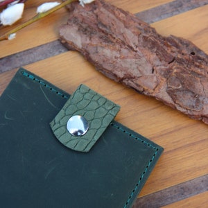 Handmade Genuine Leather Men's Wallet, Vintage Bifold Wallet, Boyfriend Gifts, Anti-Theft Wallet, Premium Quality Leather Men's Wallet image 8