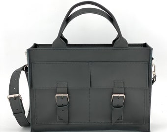 Leather Briefcase, Handmade Leather Bag, Messenger Laptop Bag, Leather Laptop Bag, Messenger Bag Men, Messenger Bag Women, Vintage Style Bag
