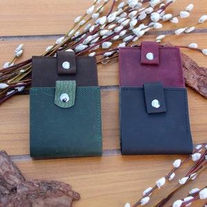 Handmade Genuine Leather Men's Wallet, Vintage Bifold Wallet, Boyfriend Gifts, Anti-Theft Wallet, Premium Quality Leather Men's Wallet image 1