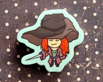 Anne Bonny: Big Hat Little Sword! • Black Sails • Waterproof Vinyl Sticker