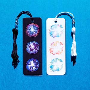 The Silmarils (Dark or Light) • The Silmarillion • Bookmark with Tassel and Beads