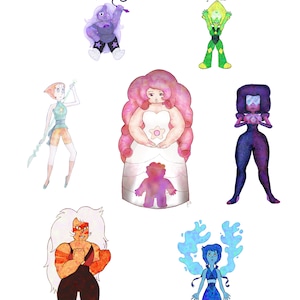CLEARANCE! • Steven Universe • Matte Vinyl Stickers