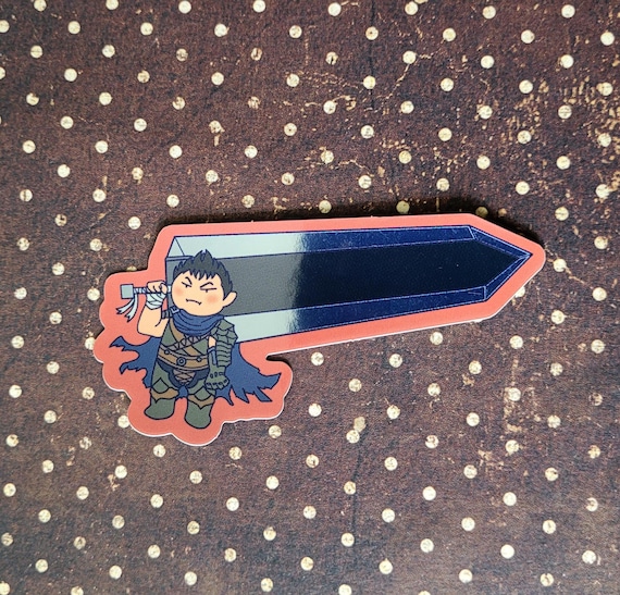 Chibi Guts • Berserk • Chrome Vinyl Sticker