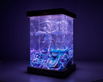 Lugia pokemon gift, pokemon birthday, custom epoxy lamp, resin pokemon lamp, bedside lamp, epoxy lamp, resin lamp, decor lamp