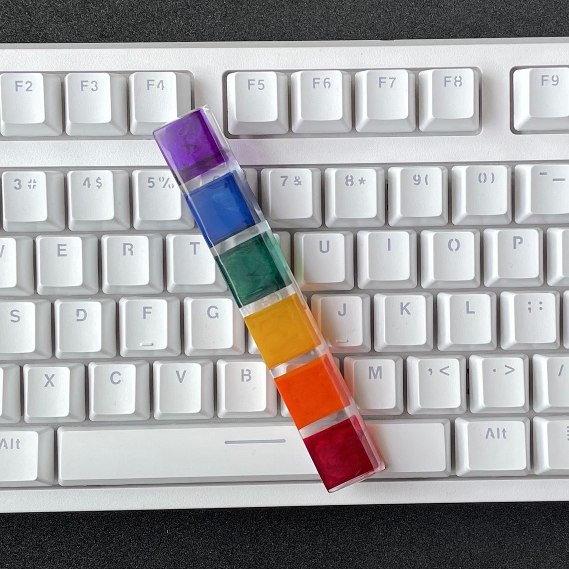 Pastel Color Keycap Artisan Keycap Gradient Keycap Color Etsy