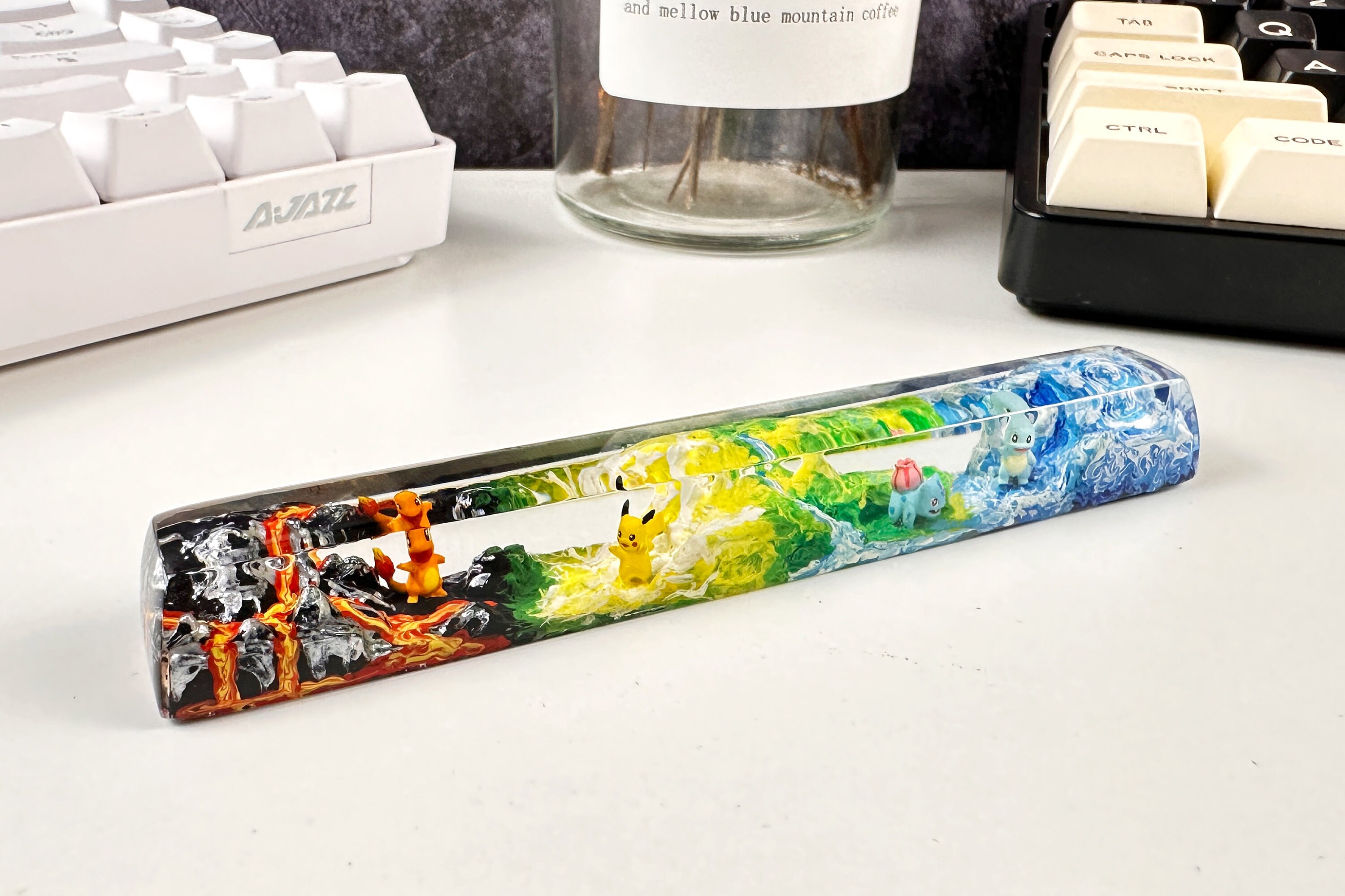 Keyboard Custom Keycaps Pokemon Pokemon Keycap, Pokemon Spacebar, Resin Keycap, Artisan Keycap, Custom ...