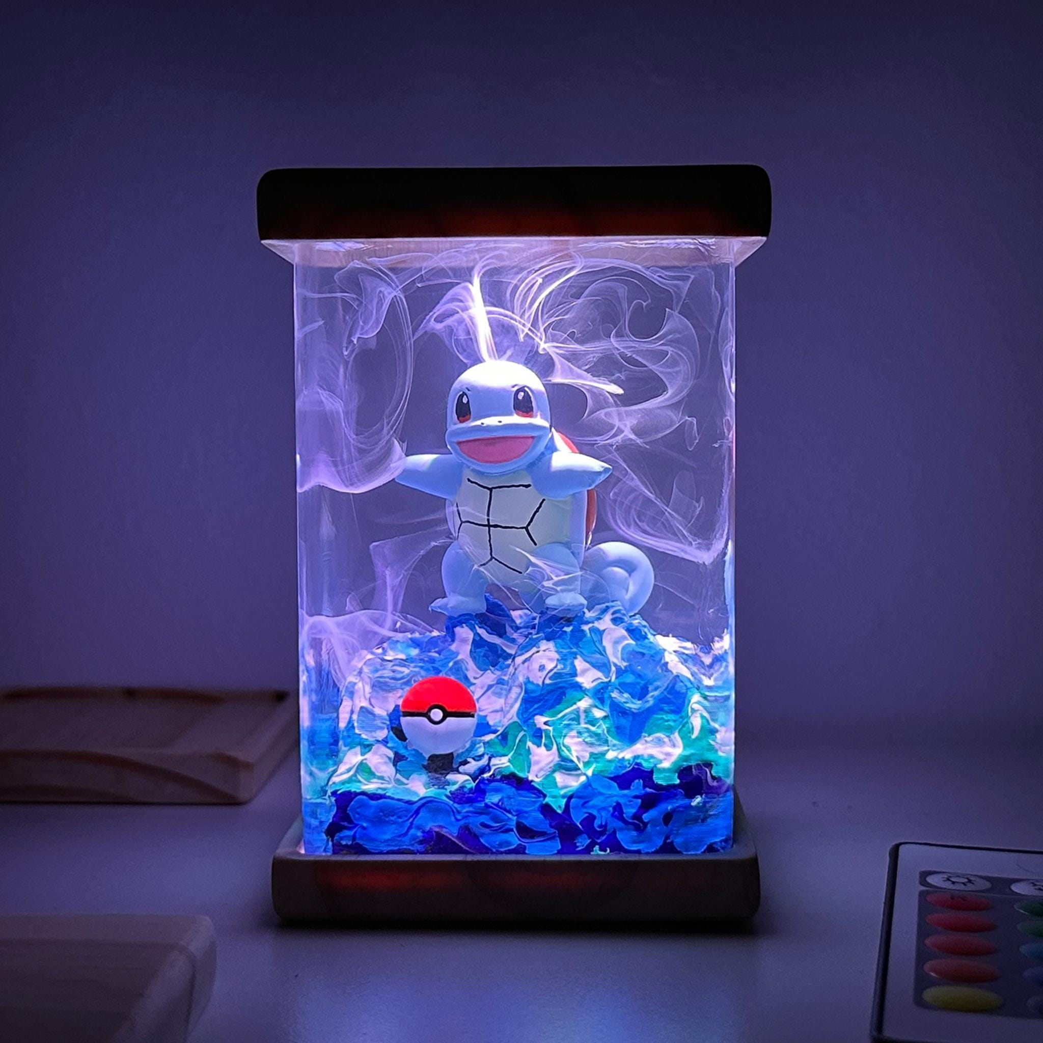 Charmander Pokemon Gift, Resin Lamp, Epoxy Pokemon Lamp, Custom Night ...