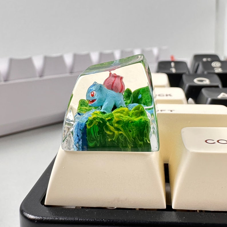Pokemon Keycap, Bulbasaur Pokemon, Keycap Pokemon, Artisan Keycap, Esc ...