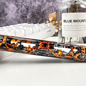 Custom keycaps, spacebar keycap, pokemon keycap, pokemon spacebar, custom spacebar, resin keycap set, 3d printed keycap, artisan spacebar image 1