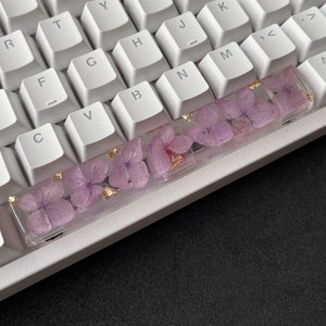 Space bar keycap, Purple spacebar, Purple keycap, Artisan keycap, Arrow keycap, WASD keycap set, Custom keycap, Esc keycap, Cherry MX keycap