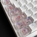 Purple Resin Spacebar Keycap: Novelty Floral Keycap product logo