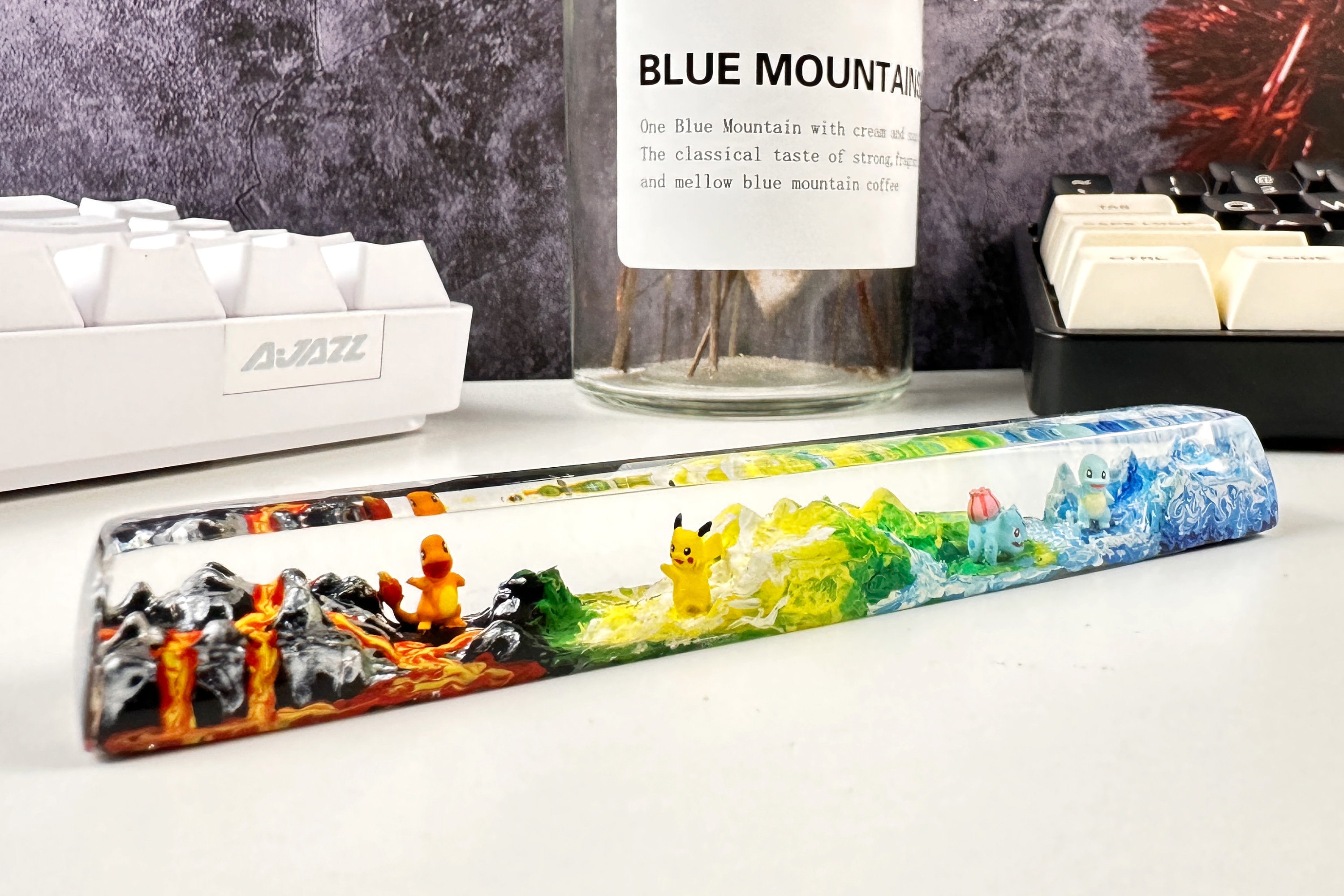 Keyboard Custom Keycaps Pokemon Pokemon Keycap, Pokemon Spacebar, Resin Keycap, Artisan Keycap, Custom ...
