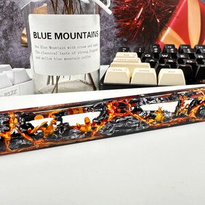 Custom keycaps, spacebar keycap, pokemon keycap, pokemon spacebar, custom spacebar, resin keycap set, 3d printed keycap, artisan spacebar image 4