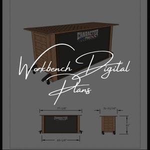 Workbench Digital Plans | Includes Sticker Board!