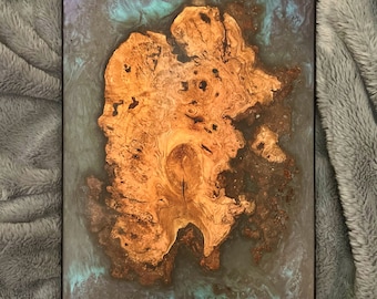 Epoxy Resin Board with Ultra-Shift Pigment 18.5”x9”