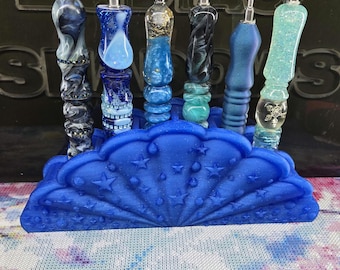 Pearl Cove Pen Stand | Seashell Diamond Painting Pen Holder | 3D Printed Desk Organizer