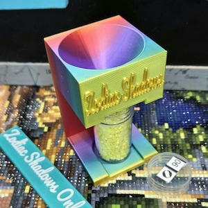 Round Container Funnel (ArtDot or Equivalent) For Diamond Painting (Hands free)