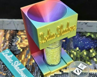 Round Container Funnel (ArtDot or Equivalent) For Diamond Painting (Hands free)