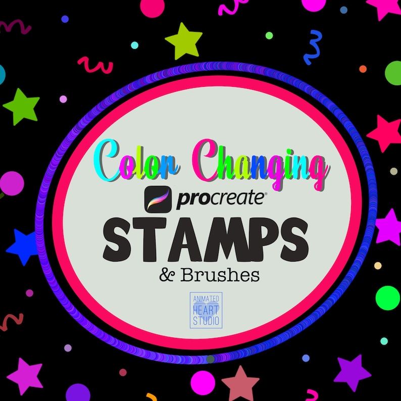 Procreate Color Changing Brushes and Stamps - Etsy