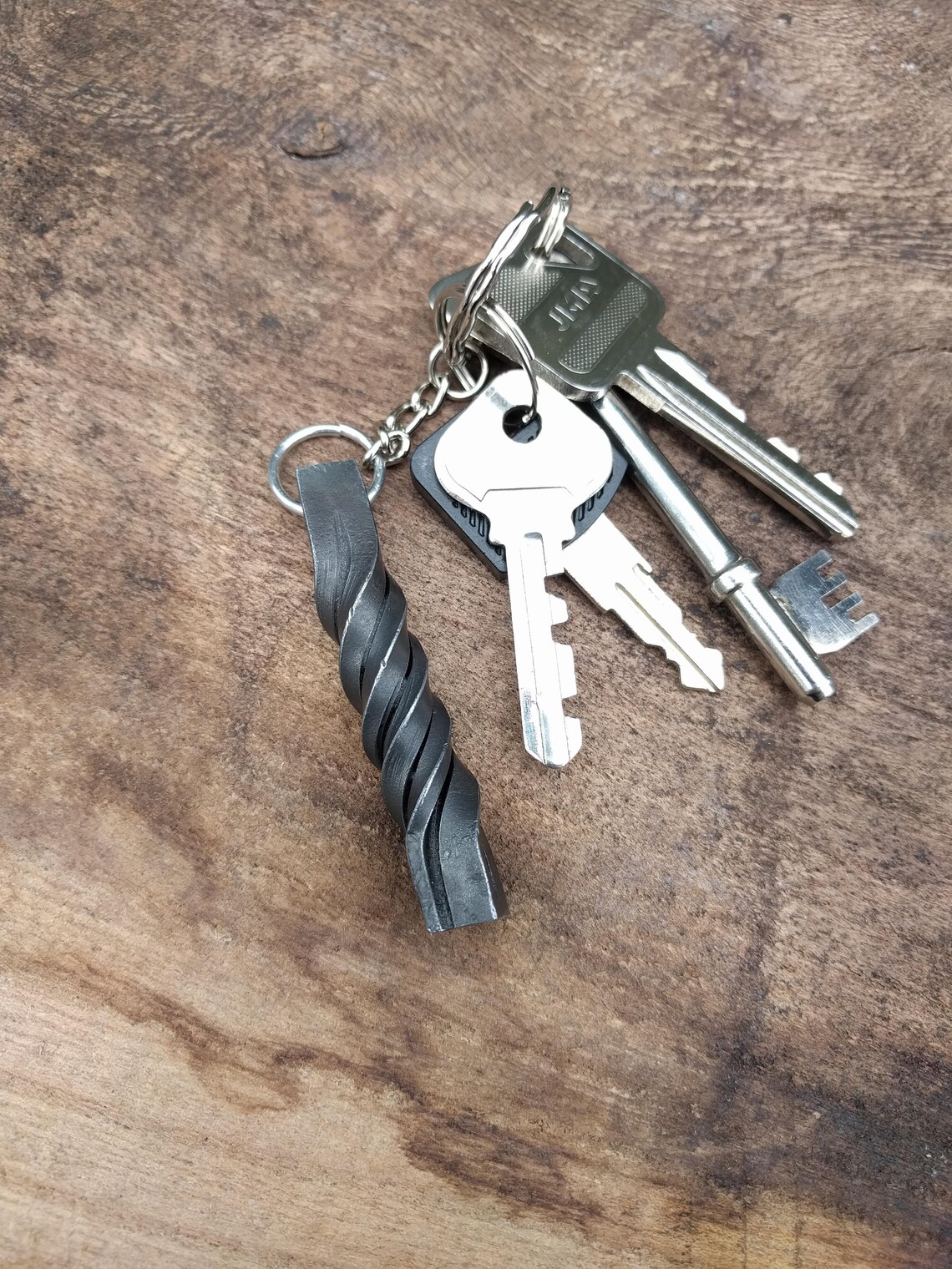 Twist Keyring Keychain Keyfob Unique Etsy