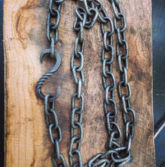 Hook Chain For Cooking Tripod Fire Pit Grill Bbq Etsy