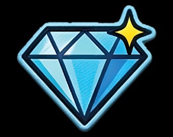 Diamanten mini-patch - UV-geprinte hoedhanger van 2,5 cm met klittenbandsluiting voor truckerpetten, ideaal als cadeau voor bij de hoedenwinkel.