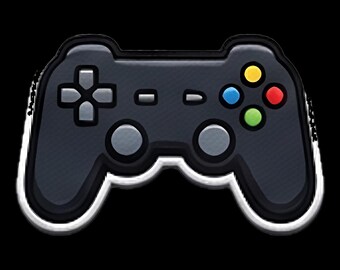 Controller Mini Patch - UV-geprinte klittenbandsluiting van 2,5 cm voor truckerpetten, ideaal als cadeau voor bij de pettenwinkel.