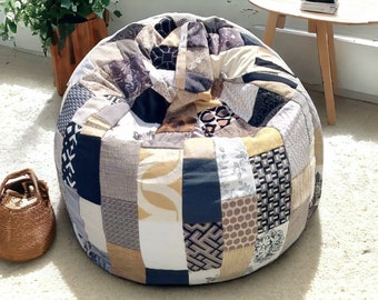 Light Monochrome Beanbag Cover