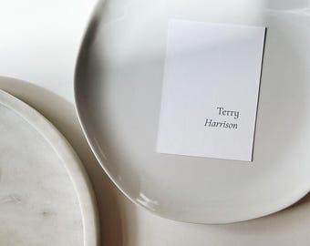 Wedding Place Card | Minimal Modern Style