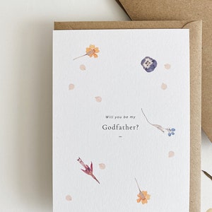 Godparents Proposal Card, Will You Be My Godmother, Will You Be My Godfather, Godparent Card, To My Godmother, Be My Godparents image 4